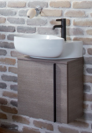 Тумба под раковину Jacob Delafon Nouvelle Vague 45 см, EB3045D-E16, цвет - ореховое дерево, правосто