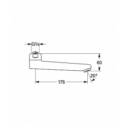 Излив для смесителя Grohe (13462000)