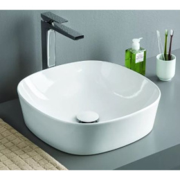 Раковина накладная 42 см ArtCeram Ghost (GHL001 14 00) красный