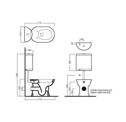 Унитаз напольный Hatria Dolcevita (Y0HA01) белый