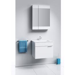 Шкаф зеркальный Aqwella Brig Br.04.06/W белый