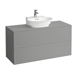 Тумба под раковину Laufen New Classic 117.5 х 45.5 х 60 см, 4.0602.4.085.627.1, подвесная, серый, вы