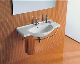 Полотенцедержатель для раковины Hatria (Y0PT01) хром