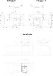 Раковина Ravak Be happy II (XJAL1100001), белый