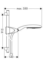 Душевой гарнитур Hansgrohe Raindance (27894000) хром