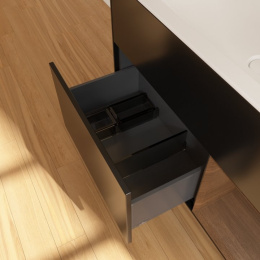 Villeroy Boch Finion F040GNPD Тумба под раковину 996х498 мм (walnut veneer/black matt)