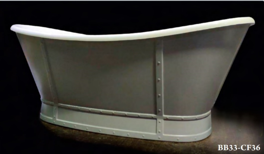 Фото Акриловая ванна 168x78 BelBagno (BB33-CF36), округлая