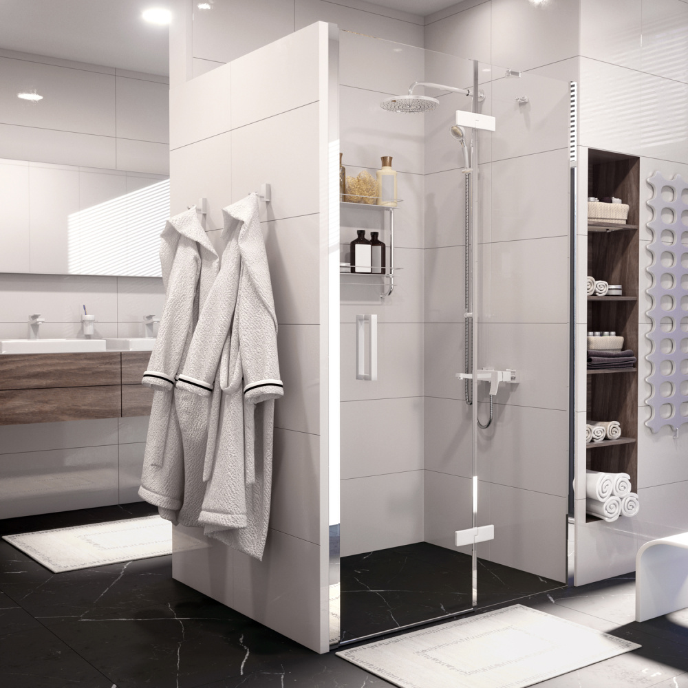 WasserKRAFT Aller 10H05RWHITE Душевая дверь