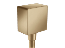 Шланговое подсоединение Hansgrohe Fixfit Square (26455140) бронза