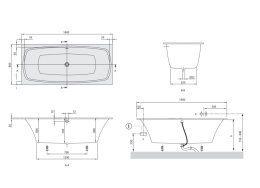 Фото Квариловая ванна Villeroy&Boch My Art (UBQ180MYA2V-01) белый