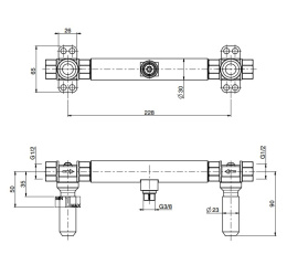 Фото Cкрытая монтажная часть Fima Carlo Frattini F2350 для смесителя