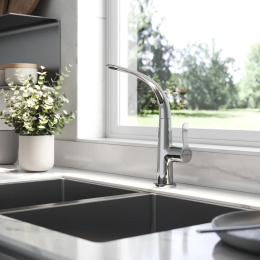 Фото Смеситель для кухни Paini Serena SECR571LMKM хром