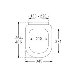 Сиденье с крышкой Villeroy & Boch Subway 9M66S101 с микролифтом