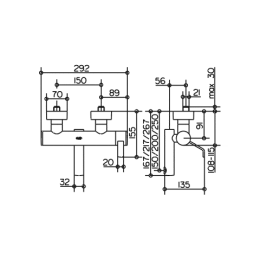 Смеситель для раковины Keuco Plan 54921010115, хром