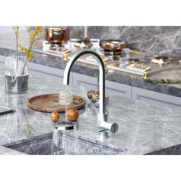 Damixa DX710730000 Merkur, смеситель для кухни с фильтрацией, никель