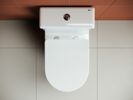 Унитазы компакт Пристенная чаша сиденьем Ceramica Nova Highlight CN1802-B