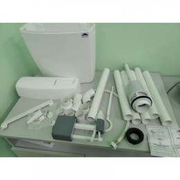 Фото Creavit MEGA 3022-R6 Бачок пластиковый навесной (кнопка, цепочка, труба)