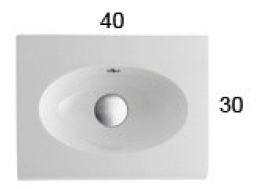 Раковина Globo Bowl+ (BP040.BI) белый