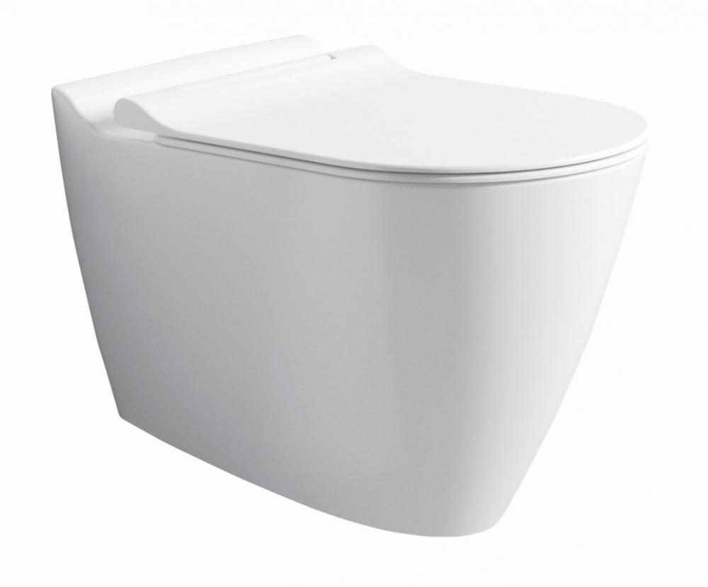 Фото Подвесной унитаз Bien Mineral MNKA052N1VP0W3000 35 x 53 x 32 см безободковый, сиденье Soft Close, бе