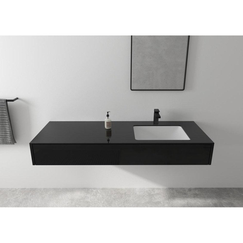 Смеситель для раковины Hansgrohe Vernis Shape (71569670) чёрный матовый