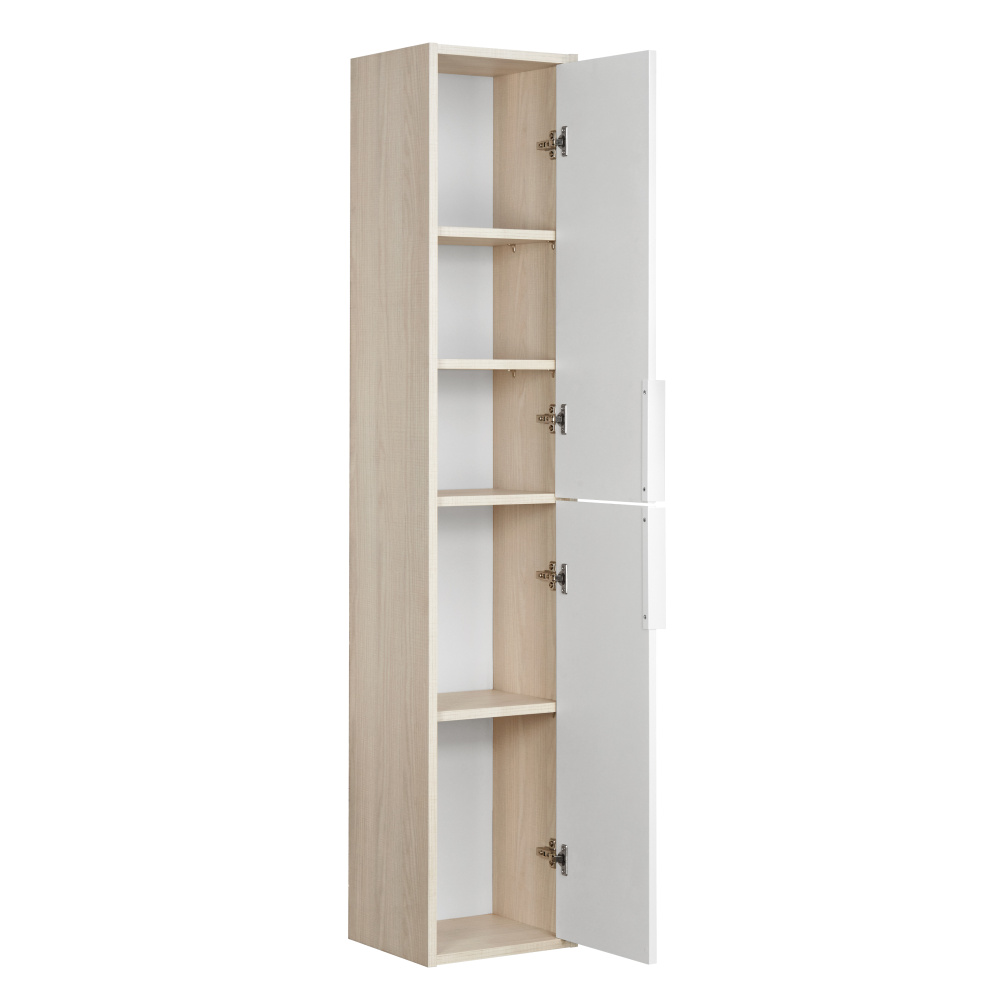 Фото Шкаф - колонна Aquaton Рико белый, ясень фабрик 1A216603RIB90