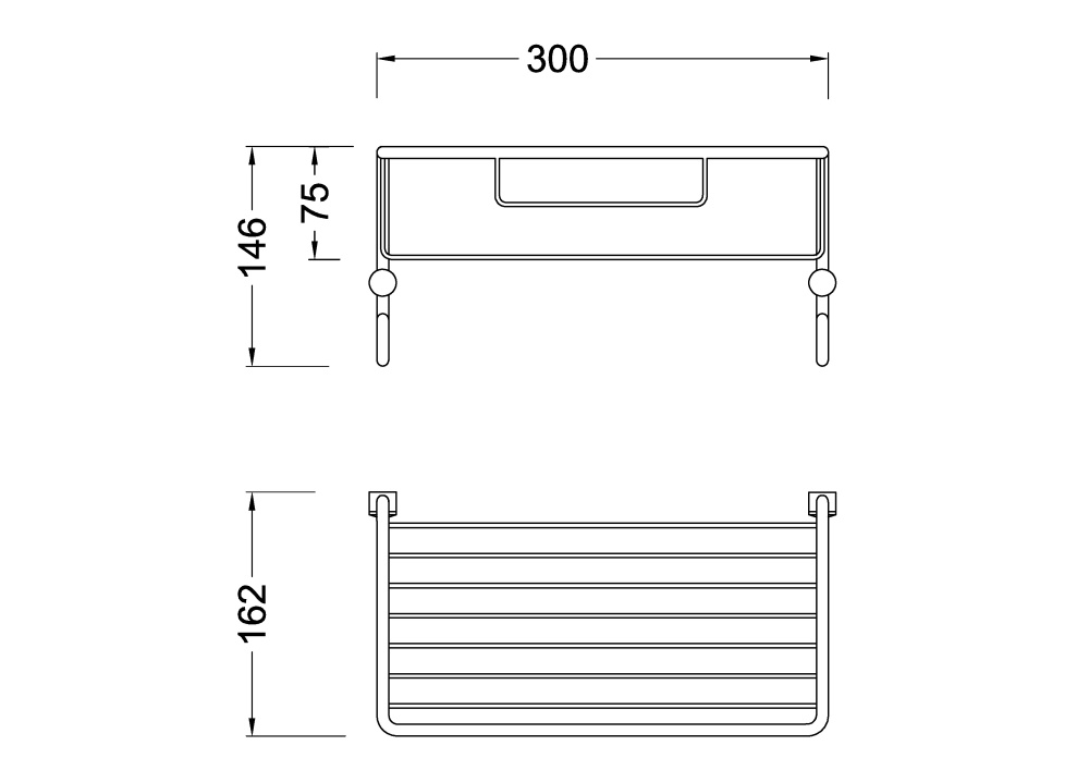 Фото Полка с крючками Timo Nelson (160081/02)