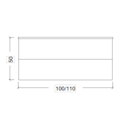 Armadi Art NeoArt 831-100-WH-D Тумба 100см*48 (52) WHITE под раковину DROP