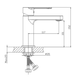 Смеситель для раковины Haiba HB10617