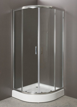 Душевой уголок BelBagno Uno-195, UNO-195-R-2-90-C-Cr, 90 х 90 х 195 см, профиль хром