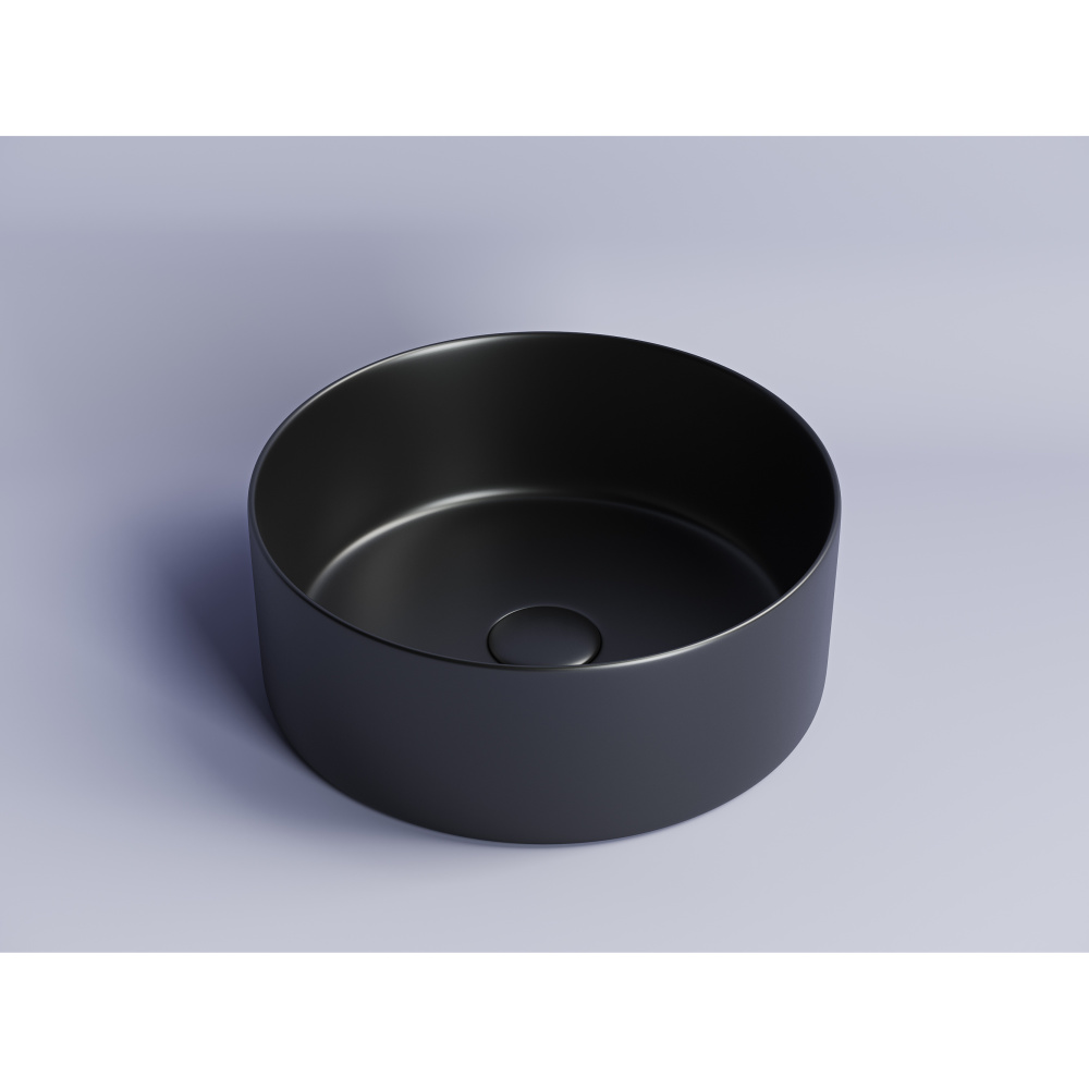Раковина накладная Ceramicanova Element (CN6032MB) 35 см, чёрная матовая