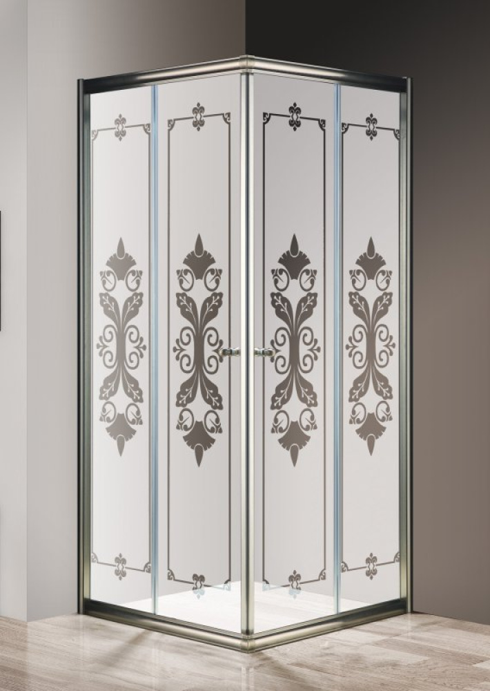 Фото Душевая перегородка Cezares Liberta-L-1-140-C-Nero 140 x 195 см, стекло прозрачное, профиль черный