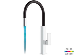 Фото Смеситель Remer для кухни QKR73N выдв.лейка светодиод.подвсветка