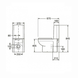Gustavsberg ARTic GB114310301737 Унитаз напольный, стандартный