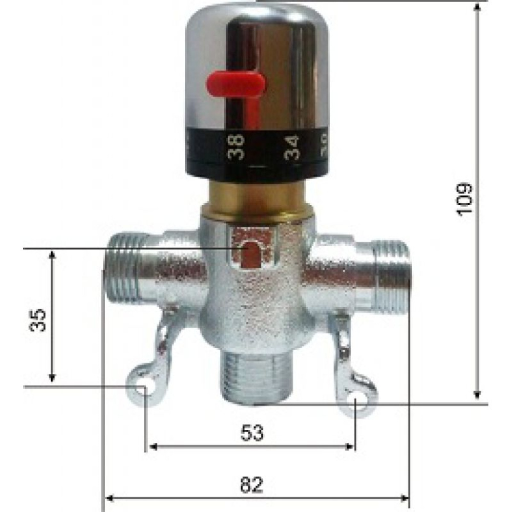 Фото Гигиенический душ с термостатом Grohe+Kopf встроенный KR532+27514 готовый комплект