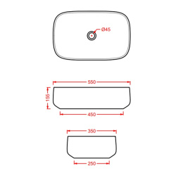 Раковина накладная 55 см ArtCeram Cognac (COL008 44 00) зеленый