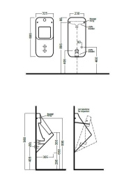 Фото Писсуар подвесной Hatria Fusion (YXEW)
