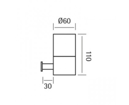 Стакан подвесной Cisal Xion XI090501D1