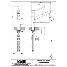 Смеситель для кухни Gessi Oxygene (23530#031)