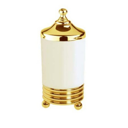 Фото Стакан для ватных дисков Boheme Hermitage (10364) золото