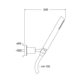 Душевой гарнитур Cristina Rubinetterie BOLLICINE (PD68051)