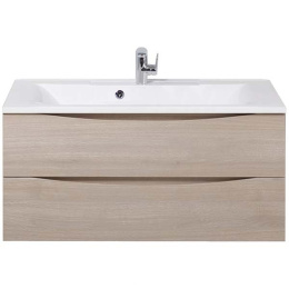 Тумба под раковину BelBagno Marino MARINO-1000-2C-SO-RG-P, 100 х 44,5 х 55 см, Rovere Grigio