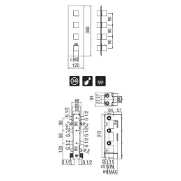 NOBILI Solido F SF00104CR_WE00104 Термостат для душа (хром)