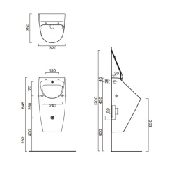Писсуар Catalano Comfort (0932641001) белый