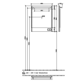Зеркало 979900BM VILLEROY&BOCH Central Line, 650 x 800 x 120 мм