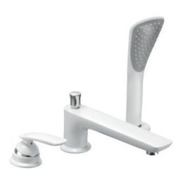 Фото Смеситель для ванны Kludi Balance (524479175) хром белый