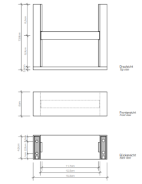 Фото Держатель туалетной бумаги Decor Walther Brick (0590600) хром