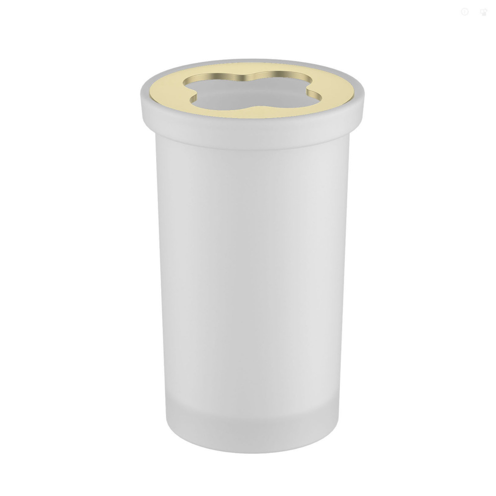 Фото Стакан настольный для зубных щеток Timo Saona 13233/17 золото матовое