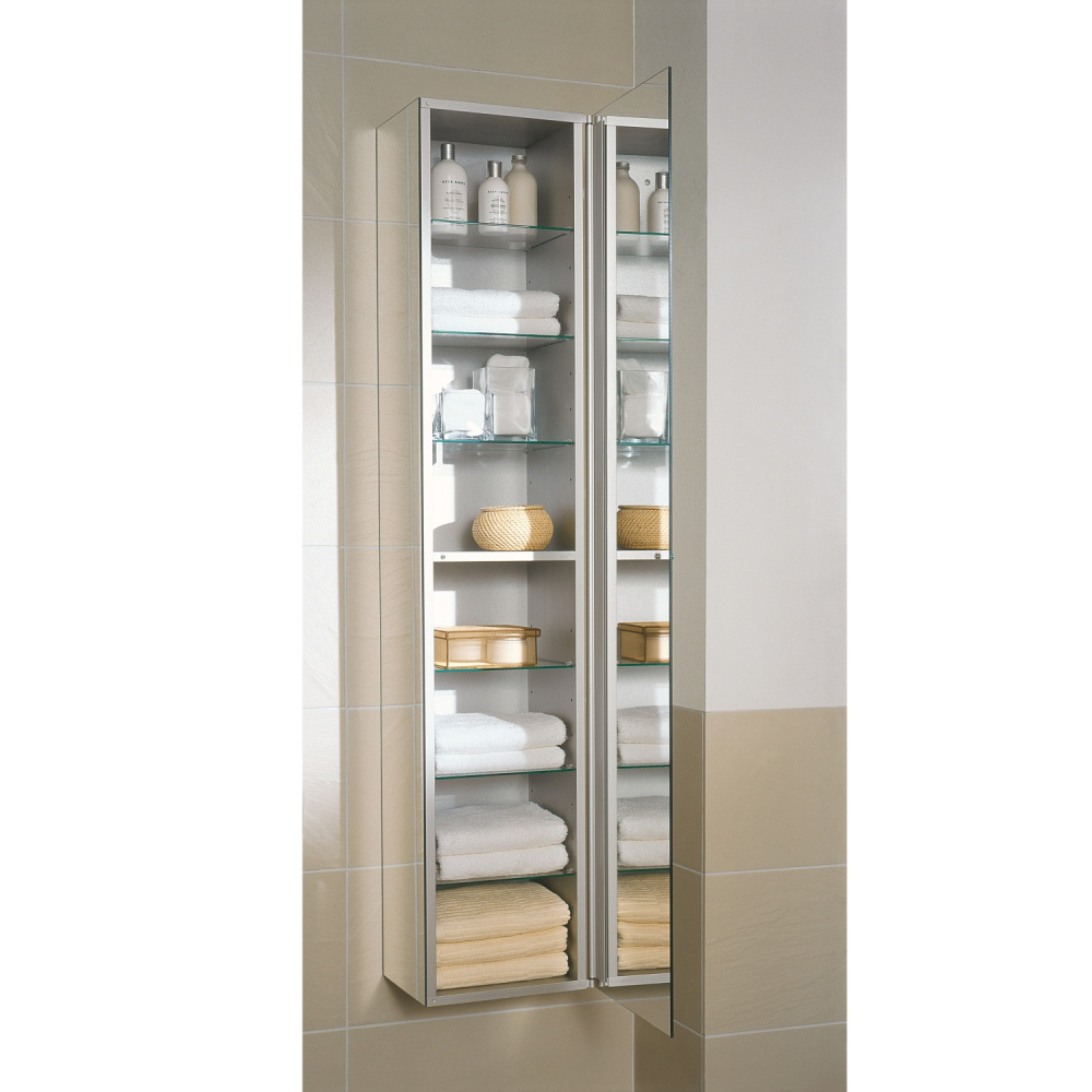 Зеркальный шкаф-пенал Keuco Royal E-One 44310171000 алюминий