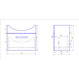 Умывальник Dreja Stance (17100-KL) 98 см