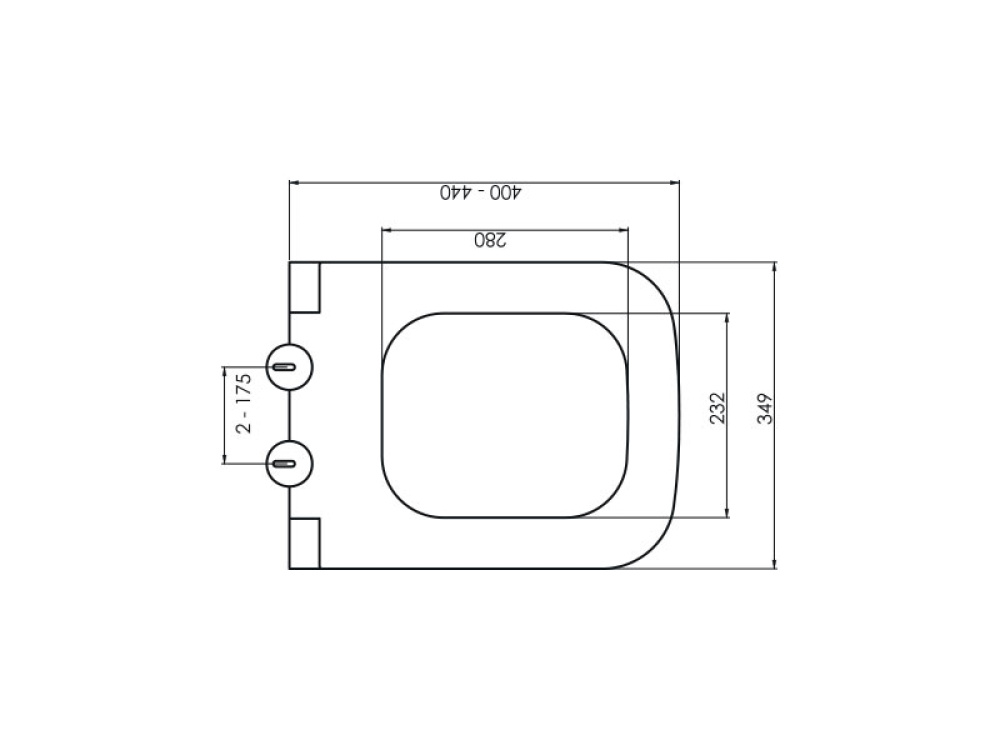 Фото Крышка для унитаза Boheme (975-W)